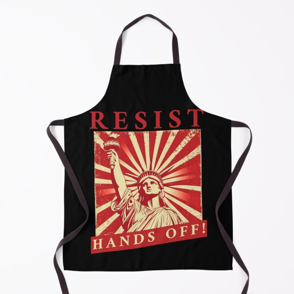 Item preview, Resist Lady Liberty Graphic – Feminist Protest Design – Hands Off Women's Rights Statement Art designed and sold by trendyzcom.
