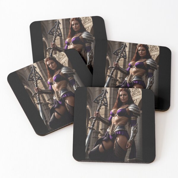 Item preview, Red headed Spear maiden with the look designed and sold by ARoccoArt.