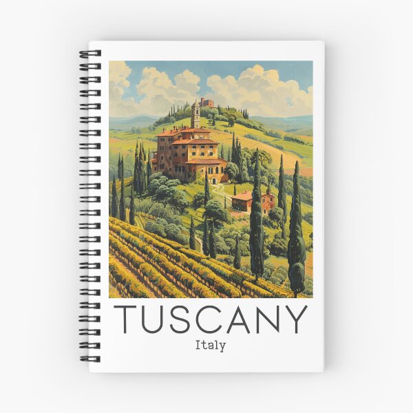 Item preview, A Vintage Illustration of Tuscany - Italy  designed and sold by GoodOldVintage.