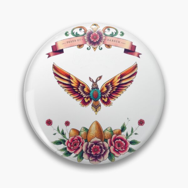 Item preview, Easter eggs colored floral and wings ,Happy Easter,Easter Day,easter illustration designed and sold by Expressions-Sel.