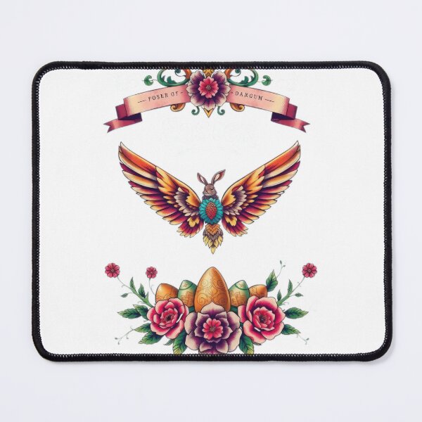 Item preview, Easter eggs colored floral and wings ,Happy Easter,Easter Day,easter illustration designed and sold by Expressions-Sel.