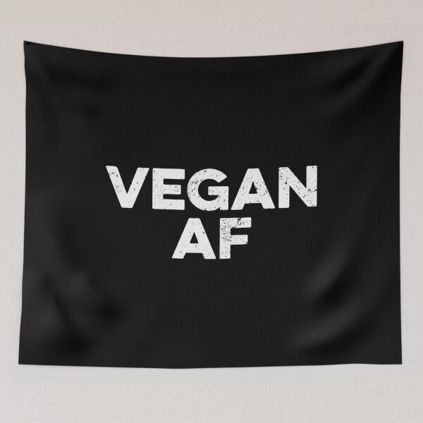 Item preview, Vegan AF - Funny Vegan Vegetarian Gift designed and sold by zeviwanty.