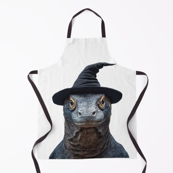 Item preview, Komodo Dragon Wearing Halloween Witch Hat designed and sold by LazyOwlStore.