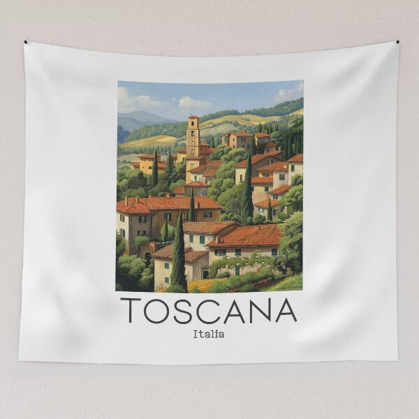 Item preview, A Vintage Illustration of Toscana - Italia  designed and sold by GoodOldVintage.