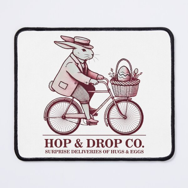 Item preview, Easter Retro Bunny Bike Aesthetics Eggs designed and sold by LuminOrb.