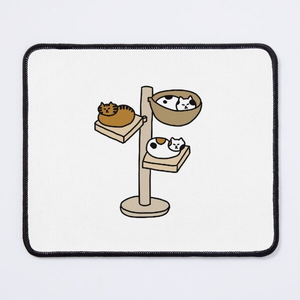 Item preview, Cats on the cat tower designed and sold by superbaechoo.