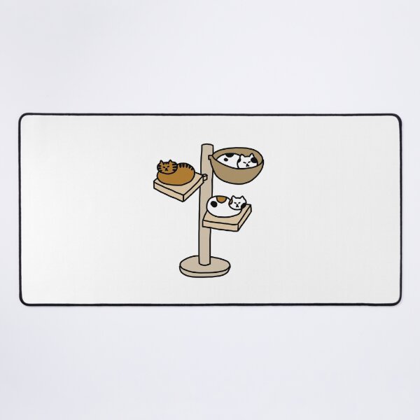 Item preview, Cats on the cat tower designed and sold by superbaechoo.