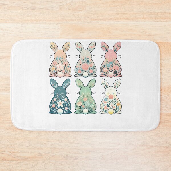 Item preview, Easter Vintage Style Flower Bunny Design designed and sold by LuminOrb.