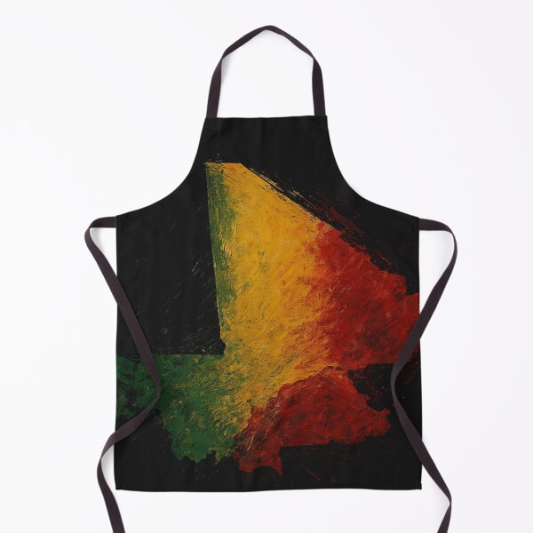 Item preview, Painted Mali flag designed and sold by ilakz.
