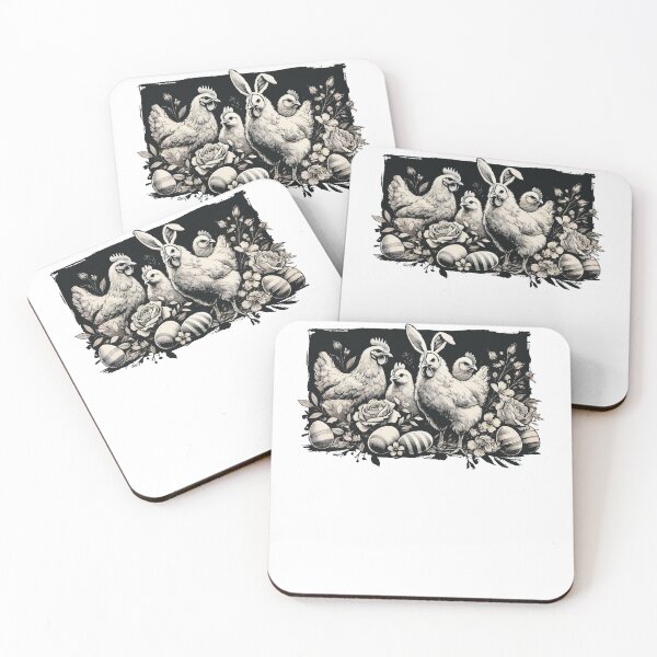 Item preview, Easter Hens Chicks Retro Aesthetics designed and sold by LuminOrb.