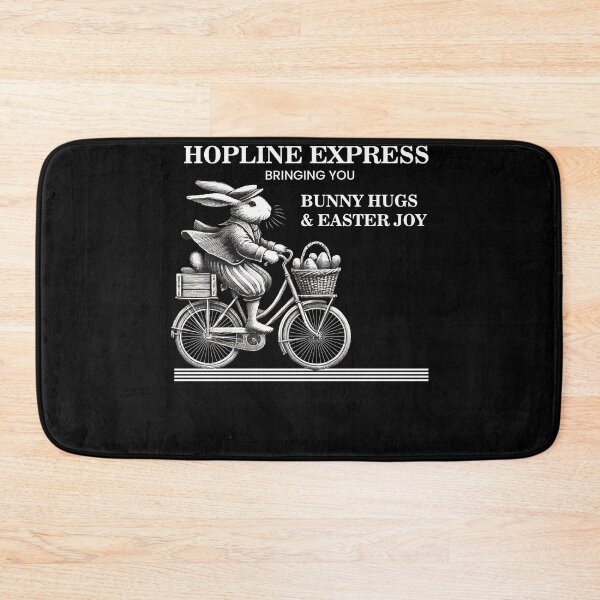 Item preview, Easter Retro Bunny Bike Joy Bunny Hugs designed and sold by LuminOrb.