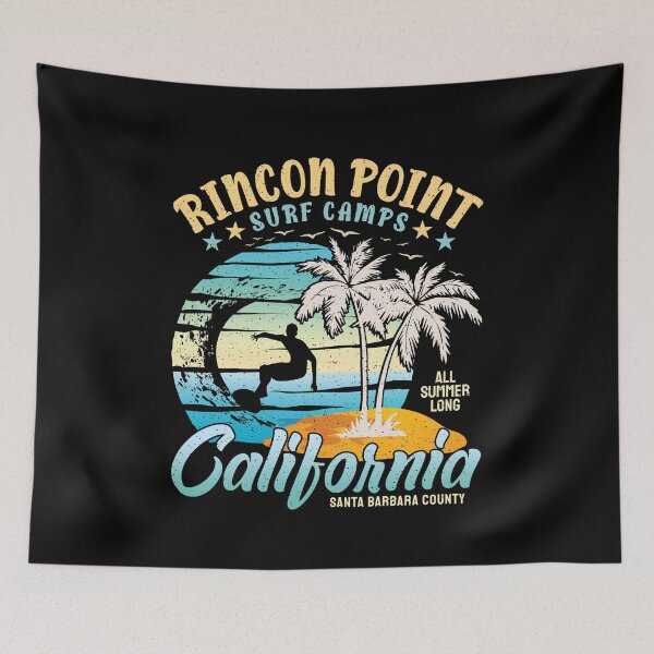 Item preview, Rincon Point Surf Camps Surfing Santa Barbara County California designed and sold by eclecTEEq.
