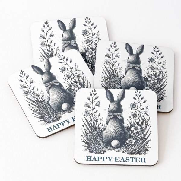 Item preview, Easter Bunny Retro Vintage Aesthetics Happy Easter designed and sold by LuminOrb.
