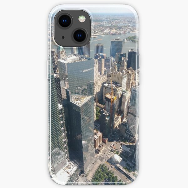 Manhattan, New York, NYC, #Manhattan, #NewYork, #NYC, skyscrapers, #skyscrapers iPhone Soft Case