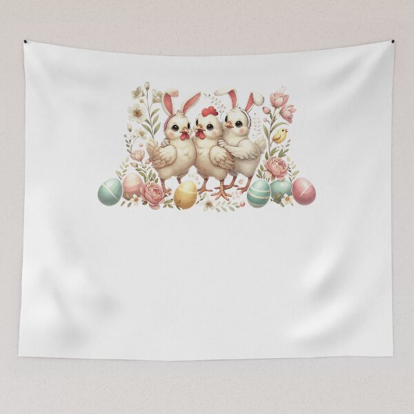 Item preview, Easter Chicks Easter Bunny Retro Chicken Lovers designed and sold by LuminOrb.