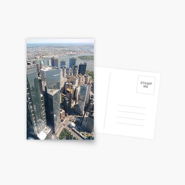 Manhattan, New York, NYC, #Manhattan, #NewYork, #NYC, skyscrapers, #skyscrapers Postcard