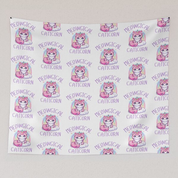 Item preview, Meowgical Caticorn designed and sold by printmala.
