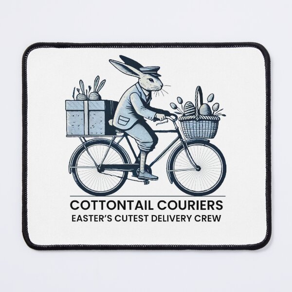 Artikelvorschau, Ostern Cottontail Couriers Retro Vintage Stil entworfen und verkauft von LuminOrb.