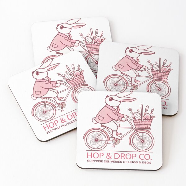 Item preview, Easter Bunny Bike Retro Hop designed and sold by LuminOrb.