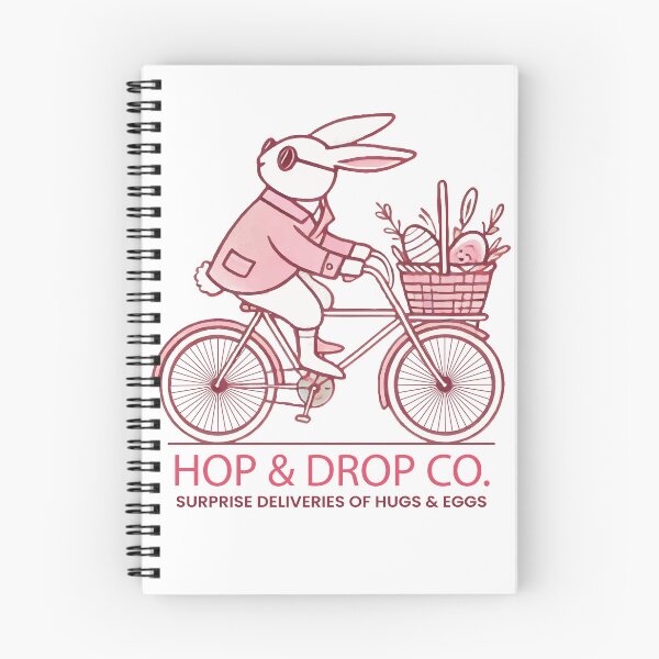 Item preview, Easter Bunny Bike Retro Hop designed and sold by LuminOrb.