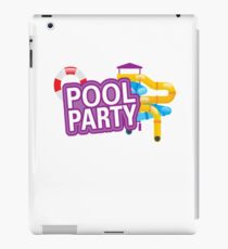 Summer Pool Party iPad-Hülle & Klebefolie