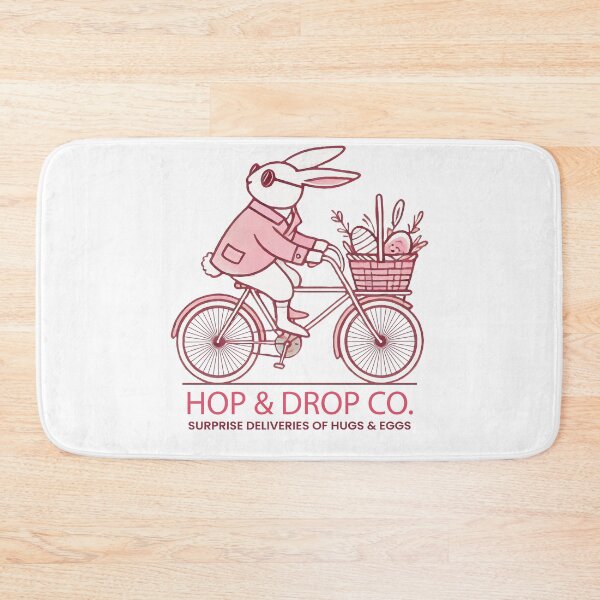 Item preview, Easter Bunny Bike Retro Hop designed and sold by LuminOrb.