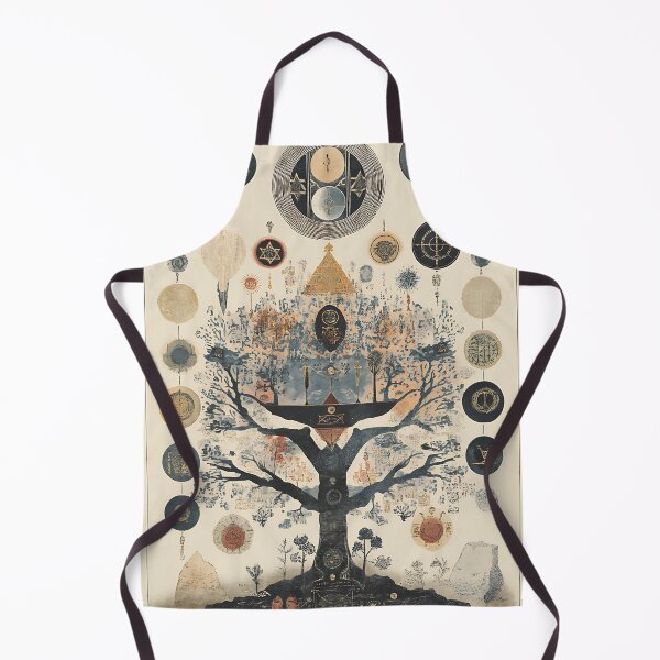 Item preview, Kabbalah Art: Mystical Tree of Life designed and sold by bapupa.