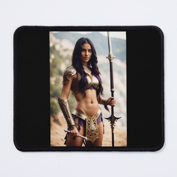 Item preview, Spear Maiden hunting at the beach designed and sold by ARoccoArt.