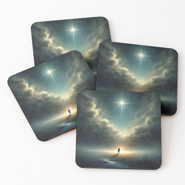 Item preview, Alone Under Stars – Hopeful Night Sky  designed and sold by soulalchemist25.
