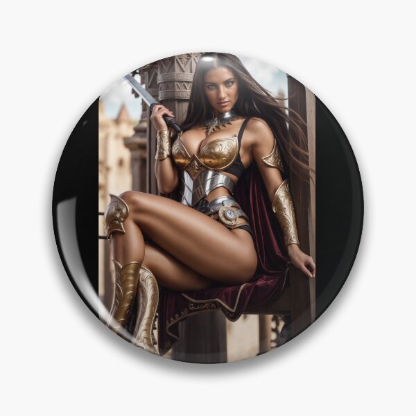 Item preview, Queen and Warrior on the Throne designed and sold by ARoccoArt.
