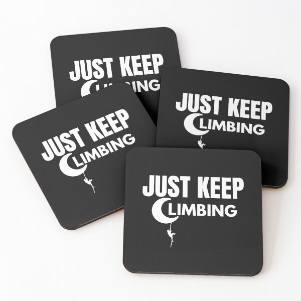 Item preview,  Just Keep Climbing Motivational Inspirational designed and sold by Anniko Art Studio.