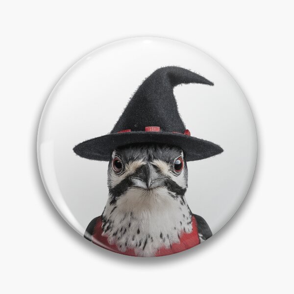 Artikelvorschau, Lewis' Spechtvogel mit Halloween-Hexenhut entworfen und verkauft von LazyOwlStore.