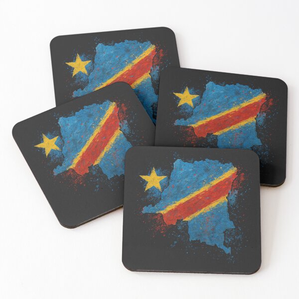 Item preview, Painted DRC flag designed and sold by ilakz.