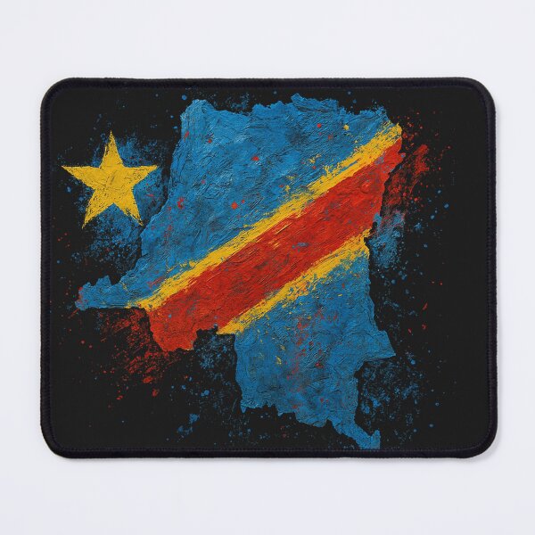 Item preview, Painted DRC flag designed and sold by ilakz.