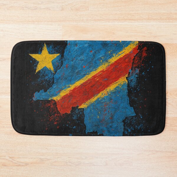 Item preview, Painted DRC flag designed and sold by ilakz.