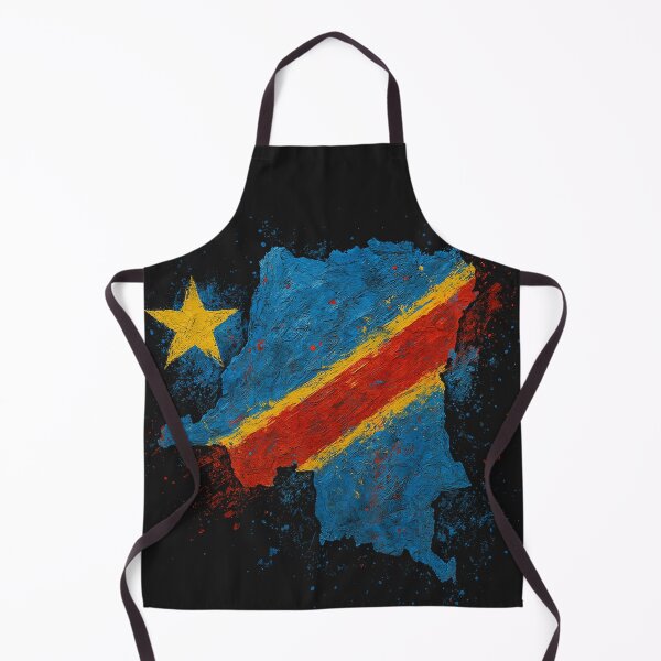 Item preview, Painted DRC flag designed and sold by ilakz.