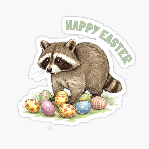 Item preview, Easter Raccoon designed and sold by MargLandmeter.