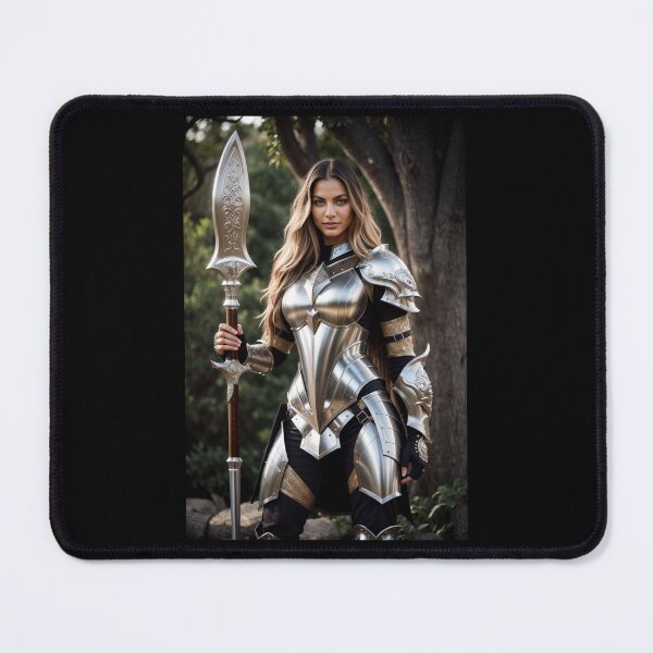 Item preview, Spear maiden in Full Plate Armor designed and sold by ARoccoArt.