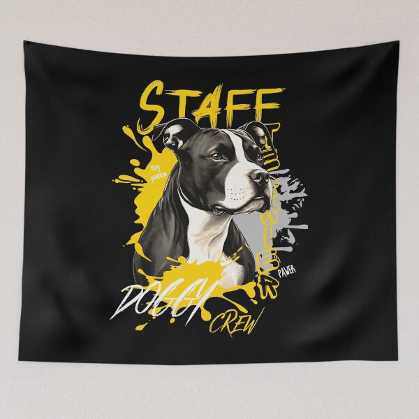 Item preview, Staffordshire Terrier Graffiti Streetwear Style designed and sold by Brinax.