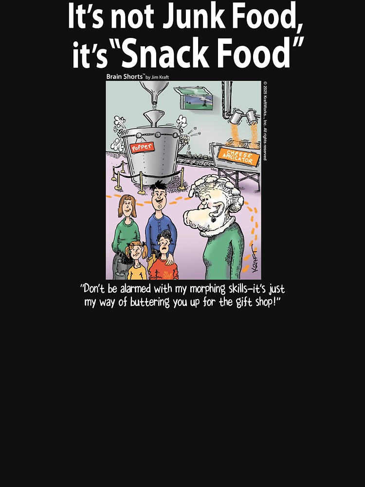 Thumbnail 7 of 7, Classic T-Shirt, It's Not Junk Food—Snack Food Fan designed and sold by jimkraft777.