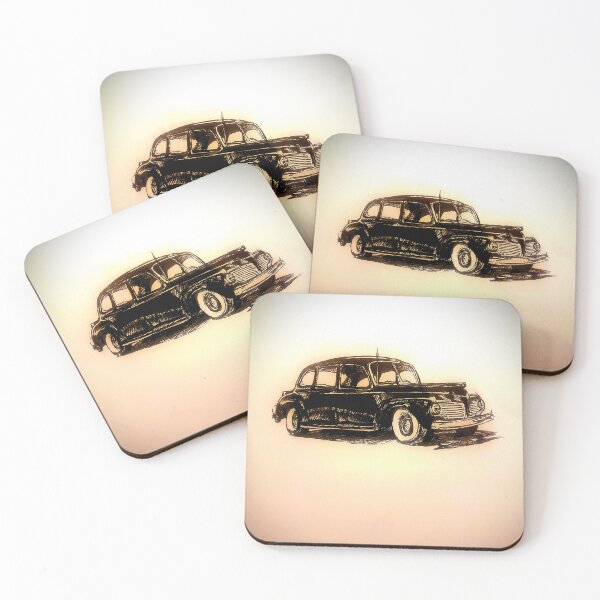 Item preview, Classic car in ink Tags designed and sold by DoctorFirsShop.