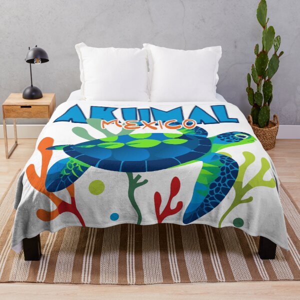 Item preview, Akumal Mexico Sea Turtle design designed and sold by Colorfulman.