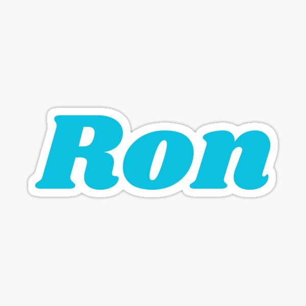 Artikel-Vorschau von Ron, blaue Schriftart, designt und verkauft von RedParker.