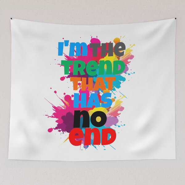 Item preview, The Endless Trend – Bold Splashy Statement Design designed and sold by Karim-Karem.