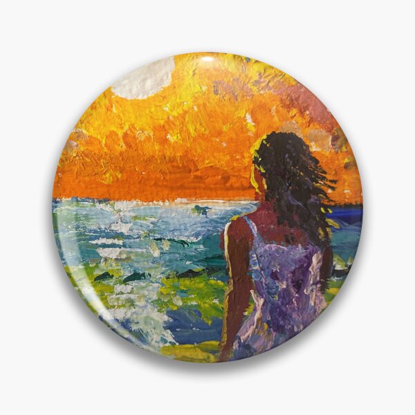 Artikelvorschau, Impasto-Sonnenuntergang entworfen und verkauft von TheArtCave.