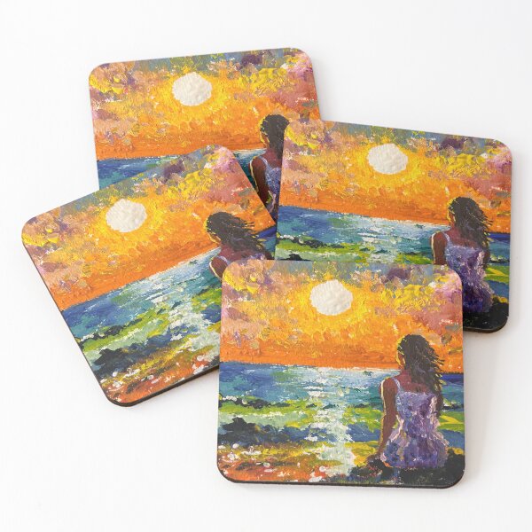 Artikelvorschau, Impasto-Sonnenuntergang entworfen und verkauft von TheArtCave.