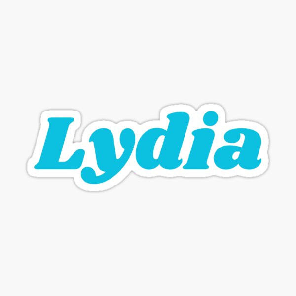 Artikel-Vorschau von Lydia, blaue Schriftart, designt und verkauft von RedParker.