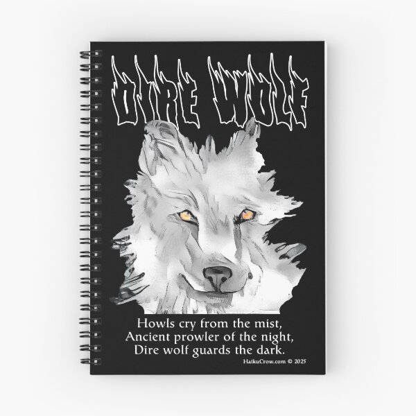 Item preview, Dire Wolf Haiku designed and sold by EyeMagined.