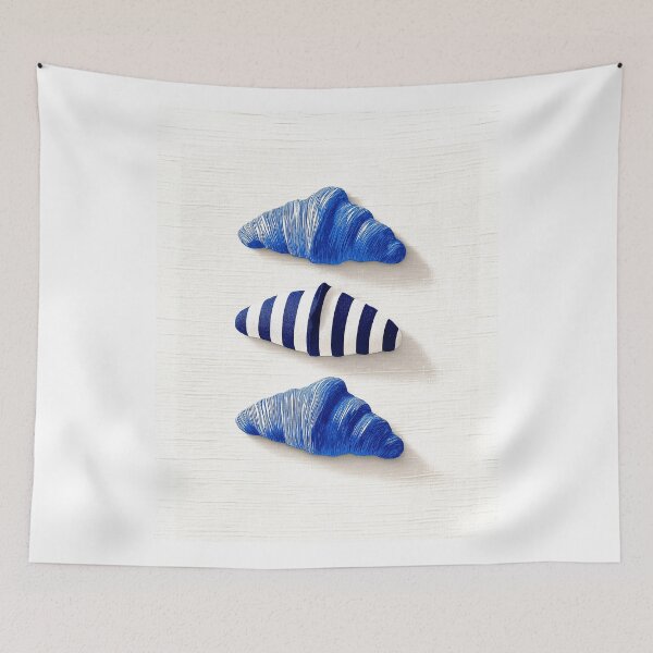 Item preview, blue croissaints designed and sold by Ramona-Gliga.