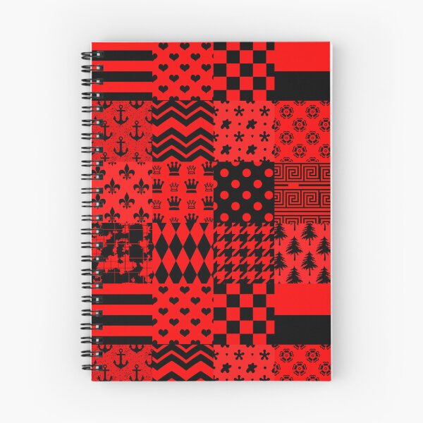 Item preview, Red Black Mixed Patterns Style Design  designed and sold by PatternTitan.